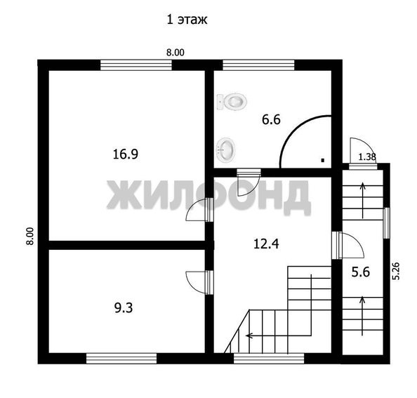 
  Продается дом, 110.1 м², поселок Агролес
. Фото 16.