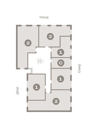 
  Продается 2-комн. квартира, 69.66 м², ЖК Пшеница, дом 4
. Фото 12.