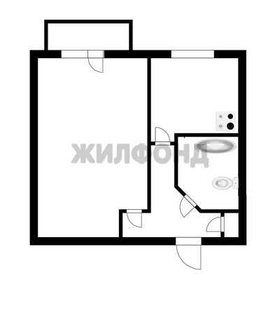 
  Продается 1-комн. квартира, 29.3 м², Магистральная ул, д. 51Б
. Фото 15.