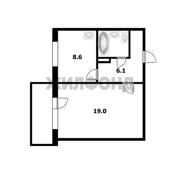 
  Продается 1-комн. квартира, 37.3 м², Колхидская ул, д. 31
. Фото 14.
