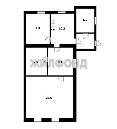
  Продается дом, 70.8 м², Новосибирск
. Фото 42.