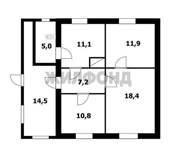 
  Продается дом, 64.4 м², село Кирза
. Фото 20.