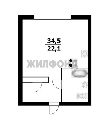 
  Продается студия, 34.5 м², ЖК Панорама, дом 7
. Фото 19.