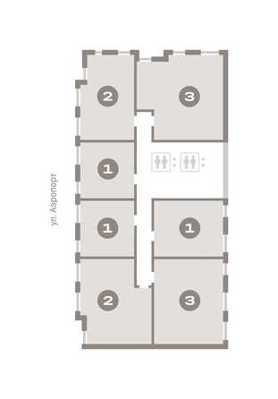 
  Продается 1-комн. квартира, 54.13 м², ЖК Авиатор, дом 3
. Фото 6.