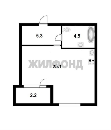 
  Продается 1-комн. квартира, 35 м², ЖК Топаз
. Фото 18.