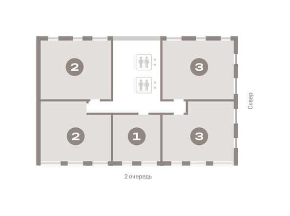
  Продается 2-комн. квартира, 71.78 м², ЖК Авиатор, дом 3
. Фото 6.