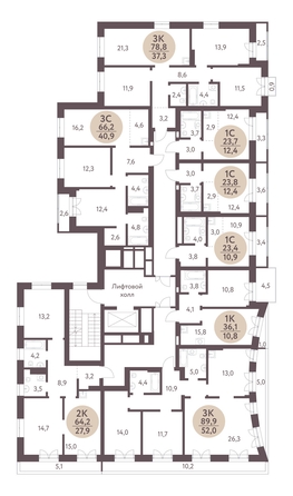 
  Продается 1-комн. квартира, 36.1 м², ЖК Зеленый город, дом 1
. Фото 1.
