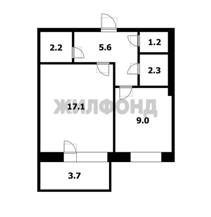 
  Продается 1-комн. квартира, 37.4 м², 3-й Крашенинникова пер, д. 7
. Фото 10.
