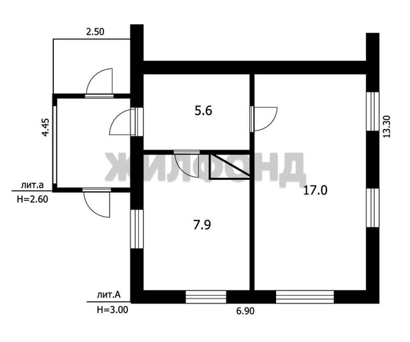 
  Продается дом, 30.5 м², поселок Юный Ленинец
. Фото 2.