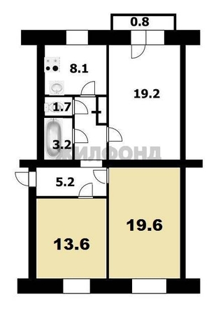 
  Продается комната, 33.2 м², Халтурина ул, д. 18
. Фото 12.