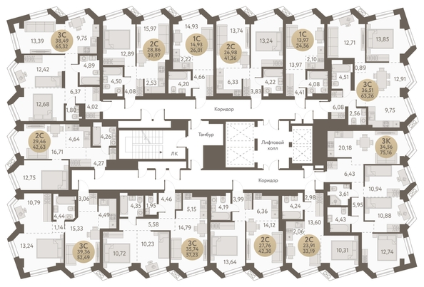 
  Продается 2-комн. квартира, 41.36 м², ЖК Urban-peaks (Урбан Пикс)
. Фото 1.