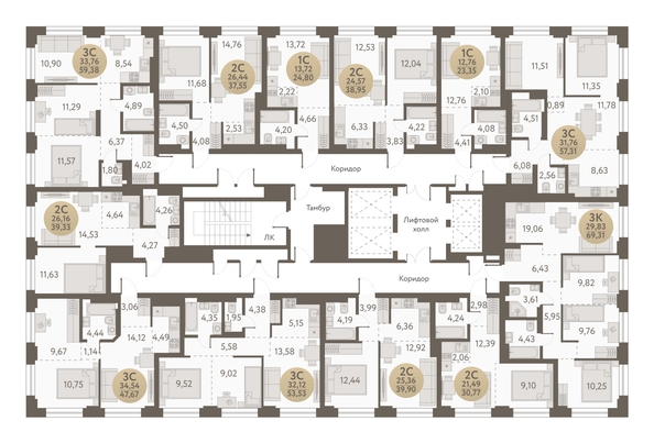 
  Продается студия, 23.35 м², ЖК Urban-peaks (Урбан Пикс)
. Фото 1.