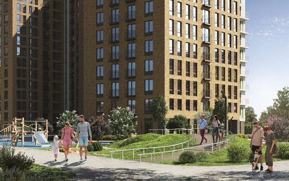 
  Продается 3-комн. квартира, 66.3 м², ЖК Зеленый город, дом 1
. Фото 6.