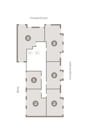 
  Продается 2-комн. квартира, 59.7 м², ЖК Лебедевский квартал, дом 1
. Фото 16.
