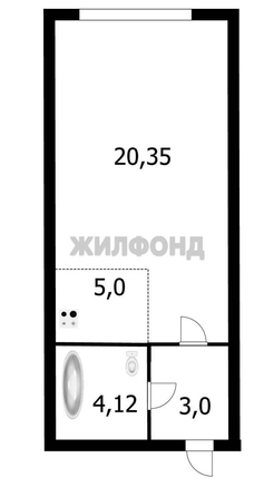 
  Продается студия, 32.3 м², Александра Чистякова ул, д. 6
. Фото 5.