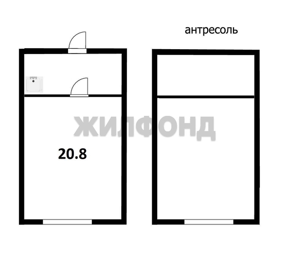 
  Продается комната, 20.8 м², АБК, д. 2
. Фото 7.