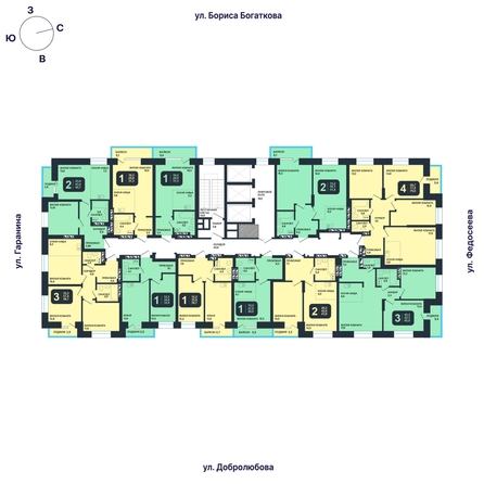 
  Продается 3-комн. квартира, 58.7 м², ЖК Никольский парк, дом 6
. Фото 1.