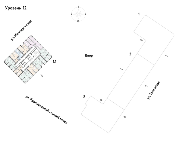 
  Продается студия, 28.91 м², ЖК Страна.Тополевая, к 1
. Фото 1.