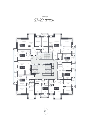 
  Продается студия, 40.2 м², ЖК CITY TOWERS (Сити Тауэрс)
. Фото 37.