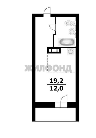 
  Продается студия, 19.4 м², Виктора Уса ул, д. 13
. Фото 7.
