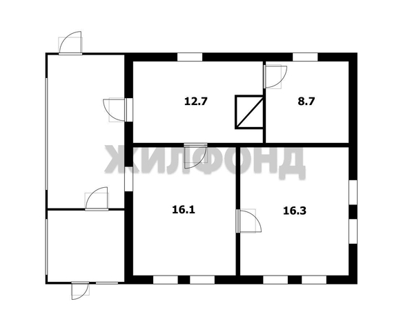 
  Продается дом, 53.8 м², село Сокур
. Фото 33.