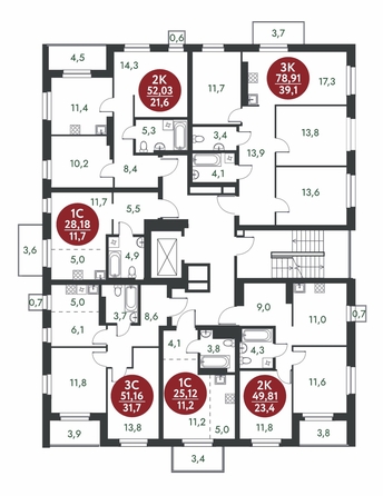 
  Продается 2-комн. квартира, 52.03 м², ЖК Скандинавские кварталы, дом 1
. Фото 1.