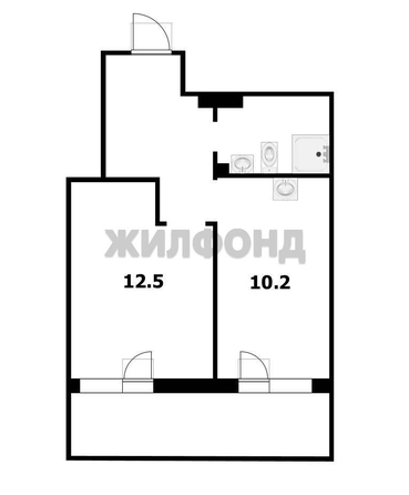 
  Продается 1-комн. квартира, 32.2 м², Танковая ул, д. 34
. Фото 1.