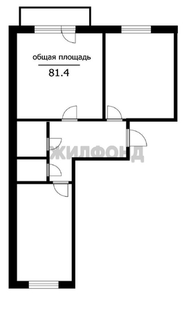
  Продается 3-комн. квартира 81.4 м². Фото 11.