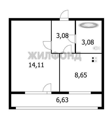 
  Продается 1-комн. квартира, 25.9 м², Дмитрия Шмонина ул, д. 4
. Фото 7.