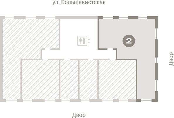 
  Продается 2-комн. квартира, 88.7 м², ЖК Европейский берег, дом 44
. Фото 2.
