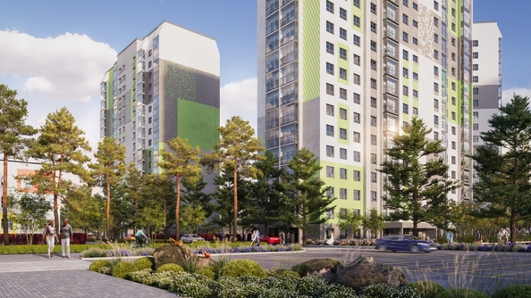 
  Продается 2-комн. квартира, 53.7 м², ЖК Эко-квартал на Кедровой, дом 4
. Фото 5.