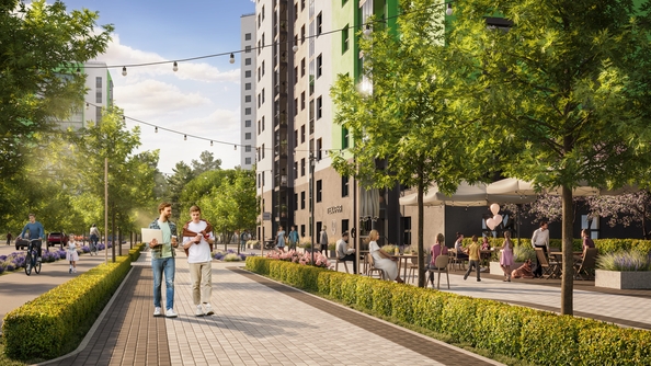 
  Продается студия, 34.68 м², ЖК Эко-квартал на Кедровой, дом 4
. Фото 4.