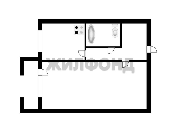 
  Продается 1-комн. квартира 28.9 м². Фото 10.