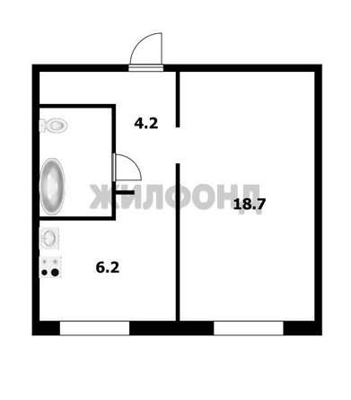
  Продается 1-комн. квартира 31.6 м². Фото 7.