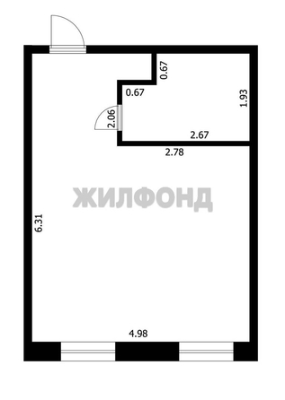 
  Продается студия 30.4 м². Фото 11.