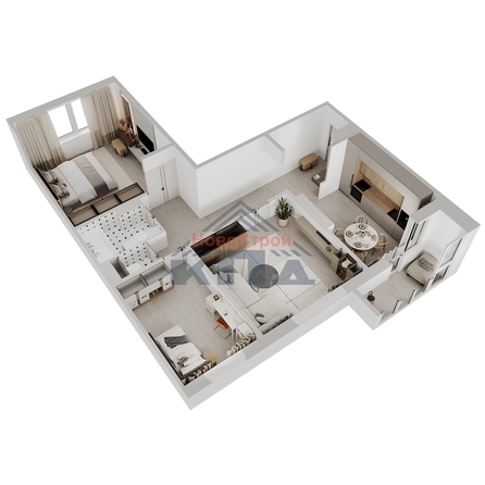 
  Продается 3-комн. квартира 82.3 м², в ЖК Два поэта. Фото 3.