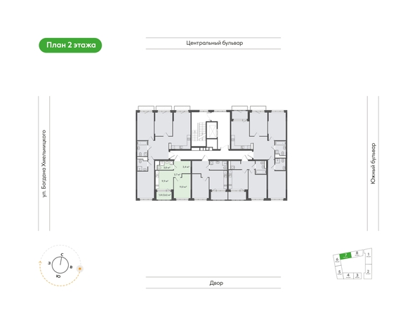 
  Продается 1-комн. квартира 33.6 м², в  Природные кварталы Сибирия. Фото 4.