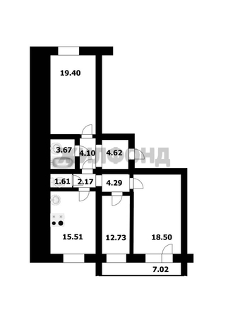 
  Продается 3-комн. квартира 84.6 м². Фото 11.
