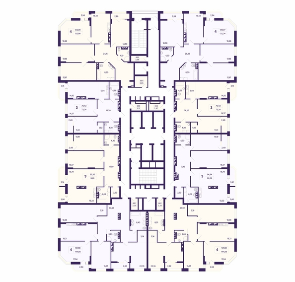 
  Продается 3-комн. квартира 73.24 м², в ЖК Астон. Шесть звёзд, 2. Фото 1.