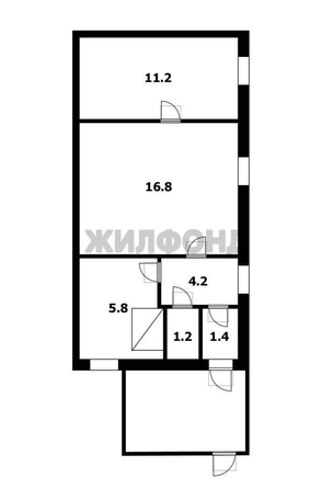 
  Продается 2-комн. квартира 40.6 м². Фото 14.