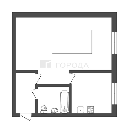 
  Продается 1-комн. квартира 30.5 м². Фото 32.