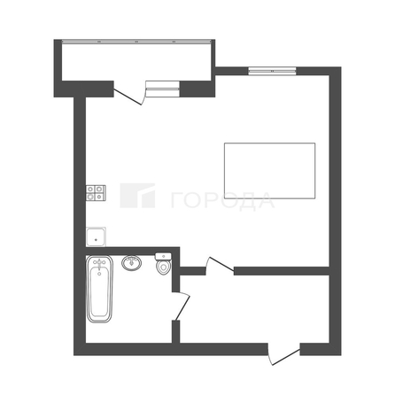 
  Продается 1-комн. квартира 34 м², в ЖК Новые Матрешки, дом 2 . Фото 7.