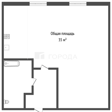 
  Продается 1-комн. квартира 35 м². Фото 12.