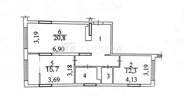 
  Продается 3-комн. квартира 71 м². Фото 10.