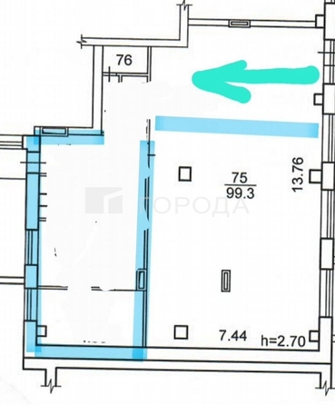 
  Сдается универсальное помещение 51 м². Фото 7.
