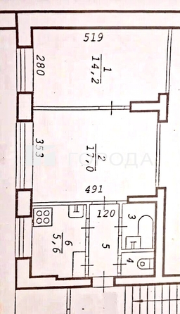 
  Продается 2-комн. квартира 44.2 м². Фото 28.