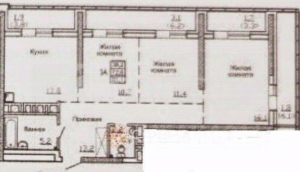 
  Продается 3-комн. квартира 91.1 м², в ЖК Грандо. Фото 8.