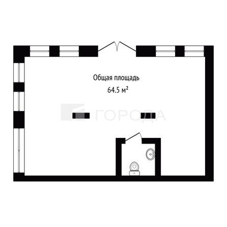 
  Продается офис 64.5 м², в ЖК Balance (Баланс), 1 очередь. Фото 4.