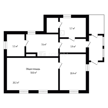 
  Продается дом 58 м². Фото 2.