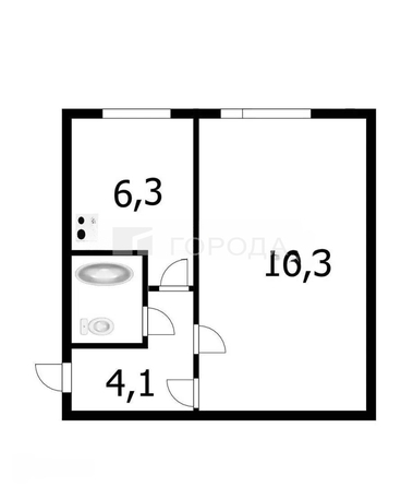 
  Продается 1-комн. квартира 30 м². Фото 6.